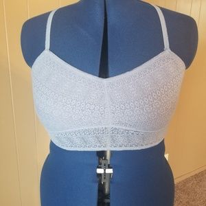 Blue Racerback Bralette